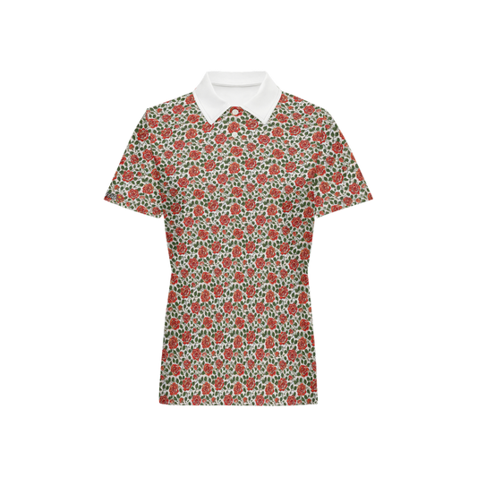 SLICE BLOOMS AND BIRDIES WOMEN'S POLO